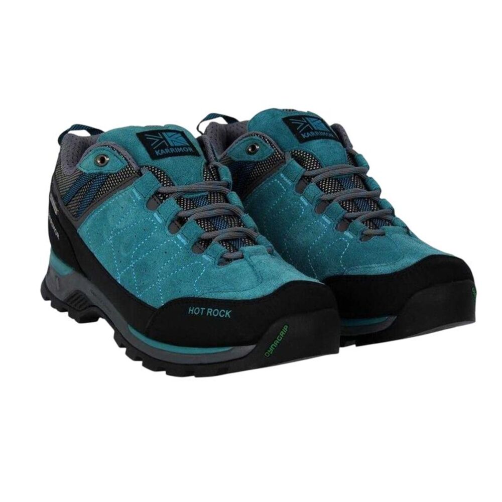 Karrimor Womens/Ladies Hot Rock Suede Waterproof Walking Shoes / Teal